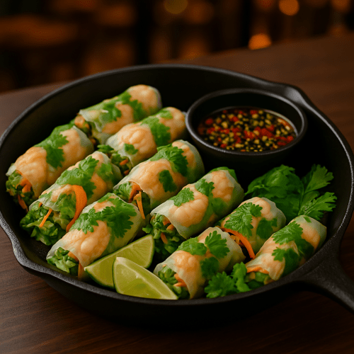 Image for Vietnamese Shrimp and Vegetable Spring Rolls