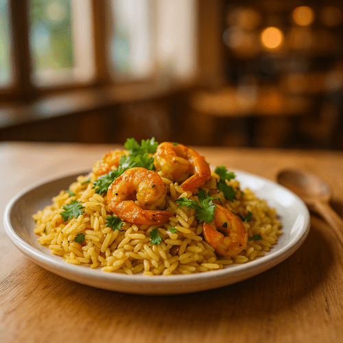 Image for Quick Indian Shrimp Biryani