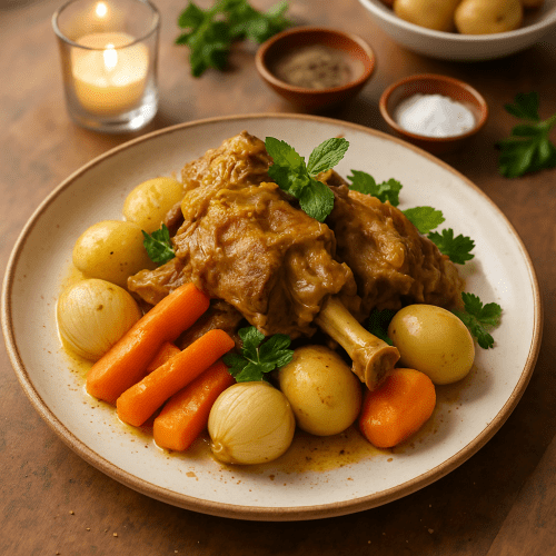 Image for Moroccan Steamed Lamb with Vegetables