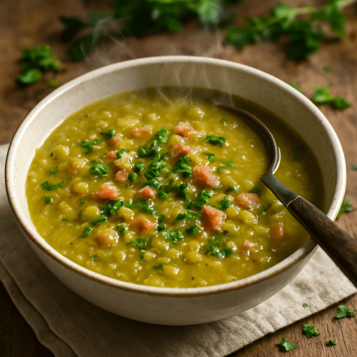 Image for Hearty Split Pea and Smoked Ham Soup