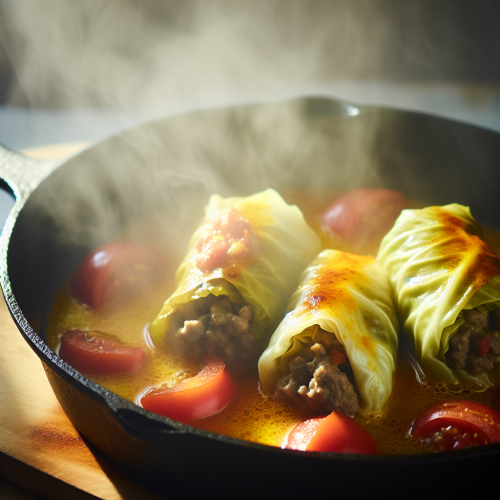 Image for Smyrna-Style Cabbage Rolls with Beef, Tomato, and Avgolemono