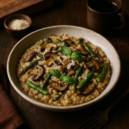 Image for Mushroom and Asparagus Risotto