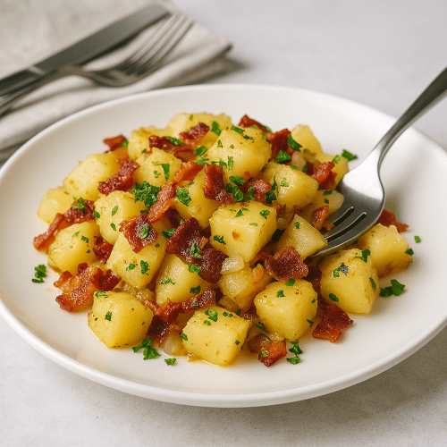 Image for Warm Bavarian Potato Salad with Crispy Bacon