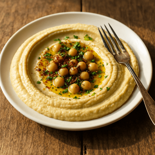Image for Authentic Creamy Hummus