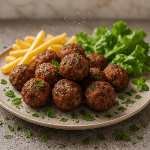 Image for Fluffy Greek Beef Meatballs (Keftedes)
