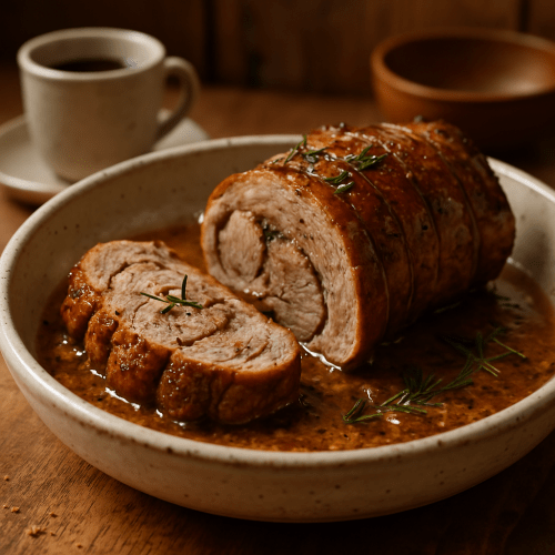 Image for Greek-Style Roasted Goat Leg with Garlic and Rosemary