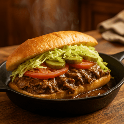 Image for New Orleans-Style Roast Beef Po' Boy