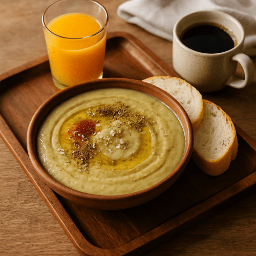 Image for Moroccan Bessara - Creamy Fava Bean Dip or Soup