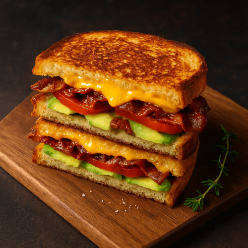 Image for Ultimate Bacon, Tomato, and Avocado Grilled Cheese