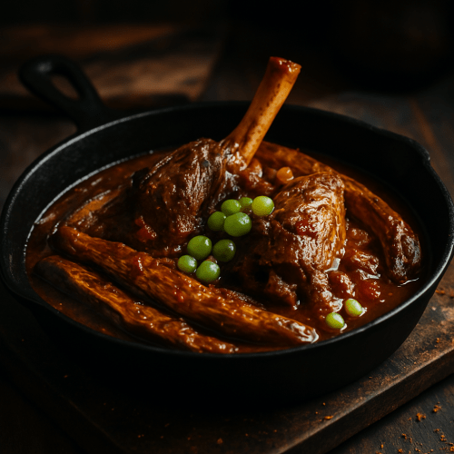 Image for Persian Lamb and Eggplant Stew with Sour Grapes (Khoresht-e Bademjan)