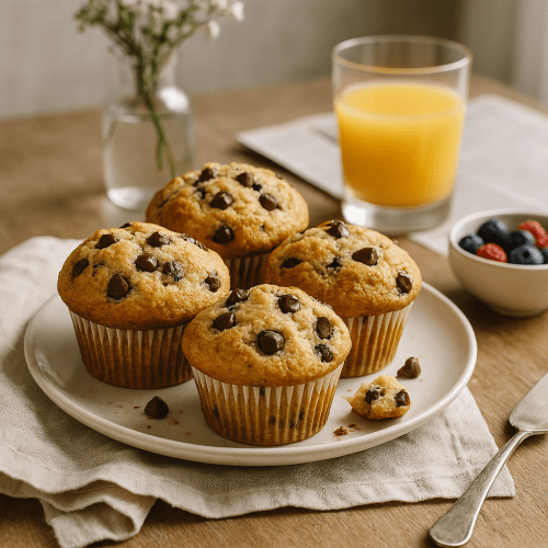Image for American-Style Buttermilk Chocolate Chip Muffins