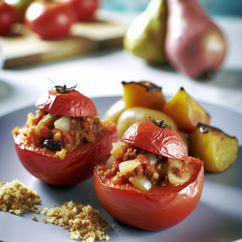 Image for Stuffed Tomatoes with Quince Potatoes