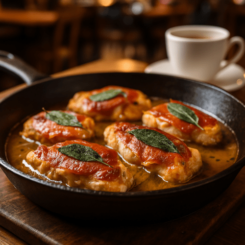 Image for Chicken Saltimbocca with Sage and Prosciutto