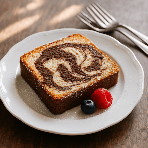 Image for Almond-Chocolate Marble Pound Cake