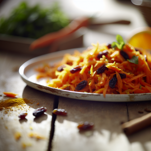 Image for Carrot and Raisin Salad with Citrus and Herbs