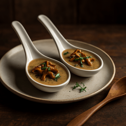 Image for Creamy Chanterelle Mushroom Soup
