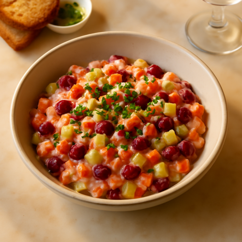 Image for Authentic Russian Salad (Salad Olivier)