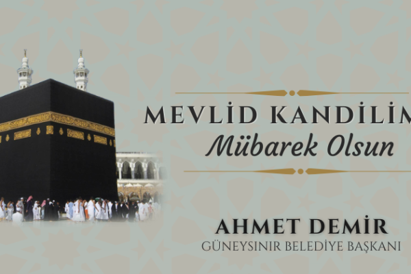 Başkan Demir’in Mevlid Kandili Mesajı