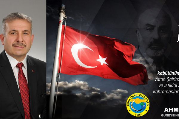 Başkan Demir’den 12 Mart İstiklal Marşının kabulü mesajı