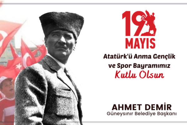 Başkan Demir’in 19 Mayıs Atatürk’ü Anma Gençlik ve Spor Bayramı Mesajı
