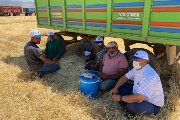 Başkan Ahmet Demir’den çiftçilerimize ziyaret