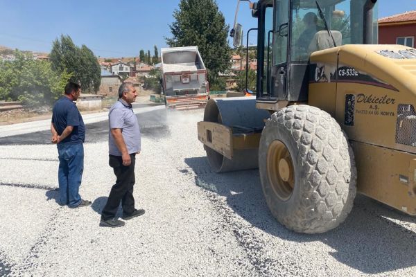 Kızılöz Mahallemiz de bağlantı yolu asfaltlanarak hizmete sunuldu