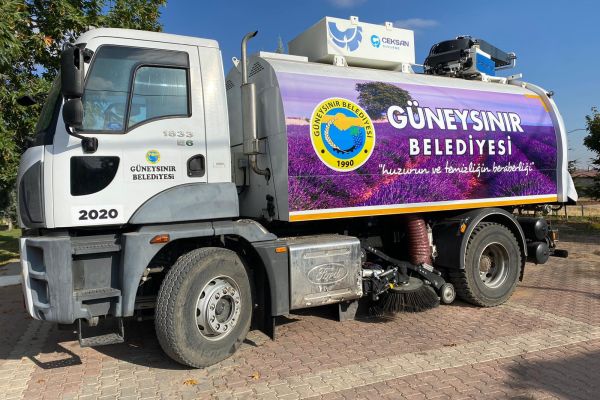 Yol Süpürme Aracımız yenilenerek hizmete kazandırıldı