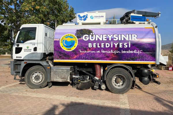 Yol Süpürme Aracımız yenilenerek hizmete kazandırıldı