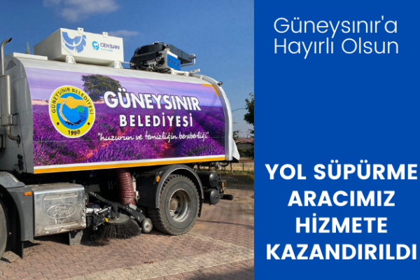 Yol Süpürme Aracımız yenilenerek hizmete kazandırıldı