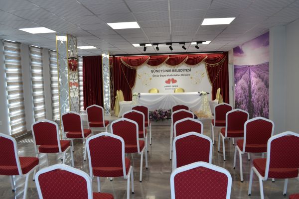 Güneysınır Belediyesi’nin yeni nikah salonu