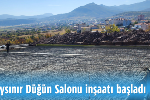 Güneysınır Düğün Salonu İnşaatı Başladı