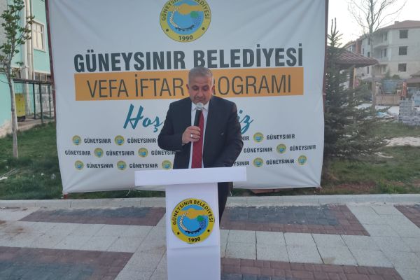 Güneysınır Belediyesinden Vefa İftar Programı