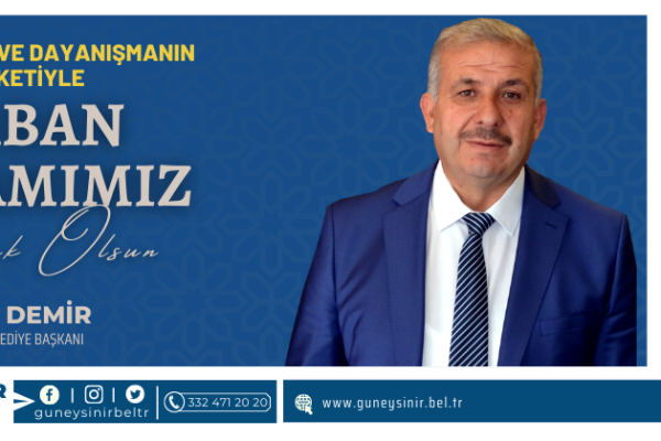 Başkan Ahmet Demir’den Kurban Bayramı Mesajı