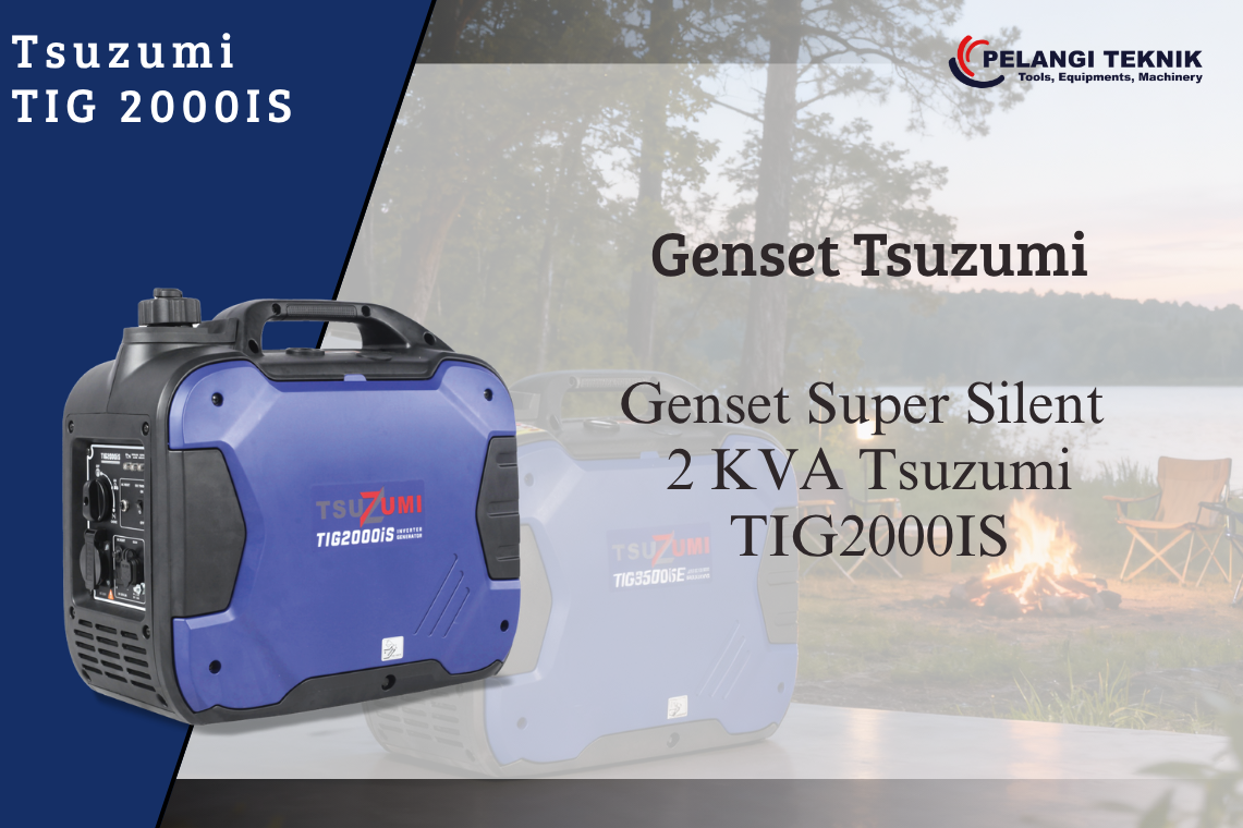 Genset Super Silent 2 KVA Tsuzumi TIG2000IS