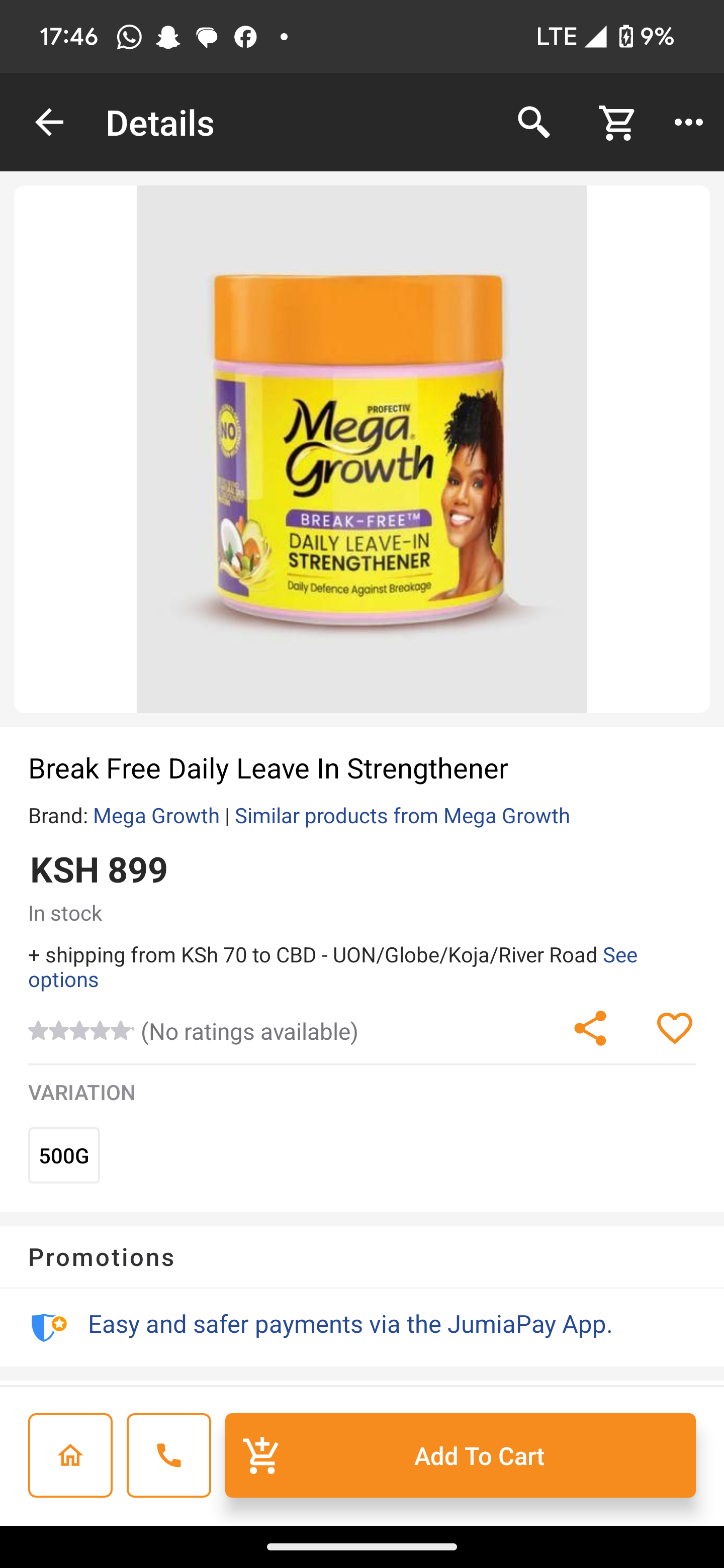 Mega growth 500g