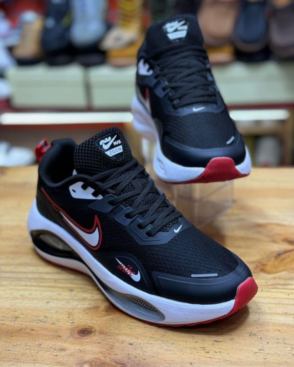 Air Nike zoom black white red