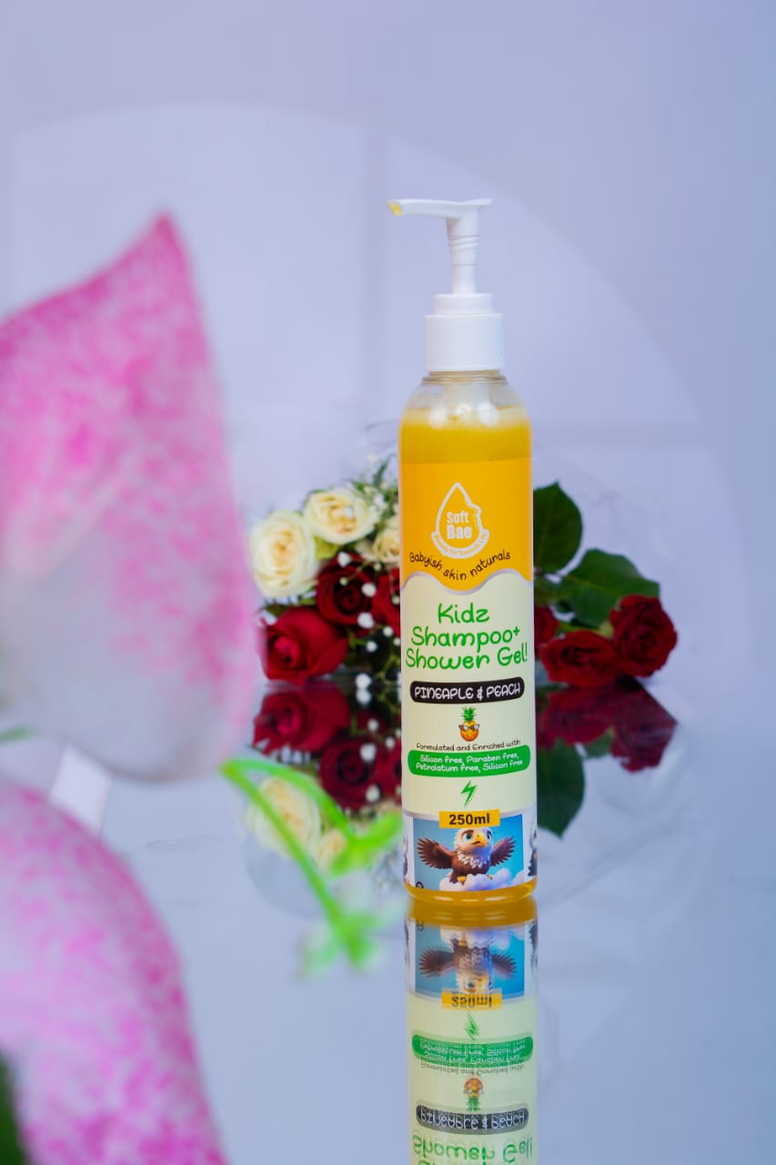 Shampoo shower gel pineapple & peach