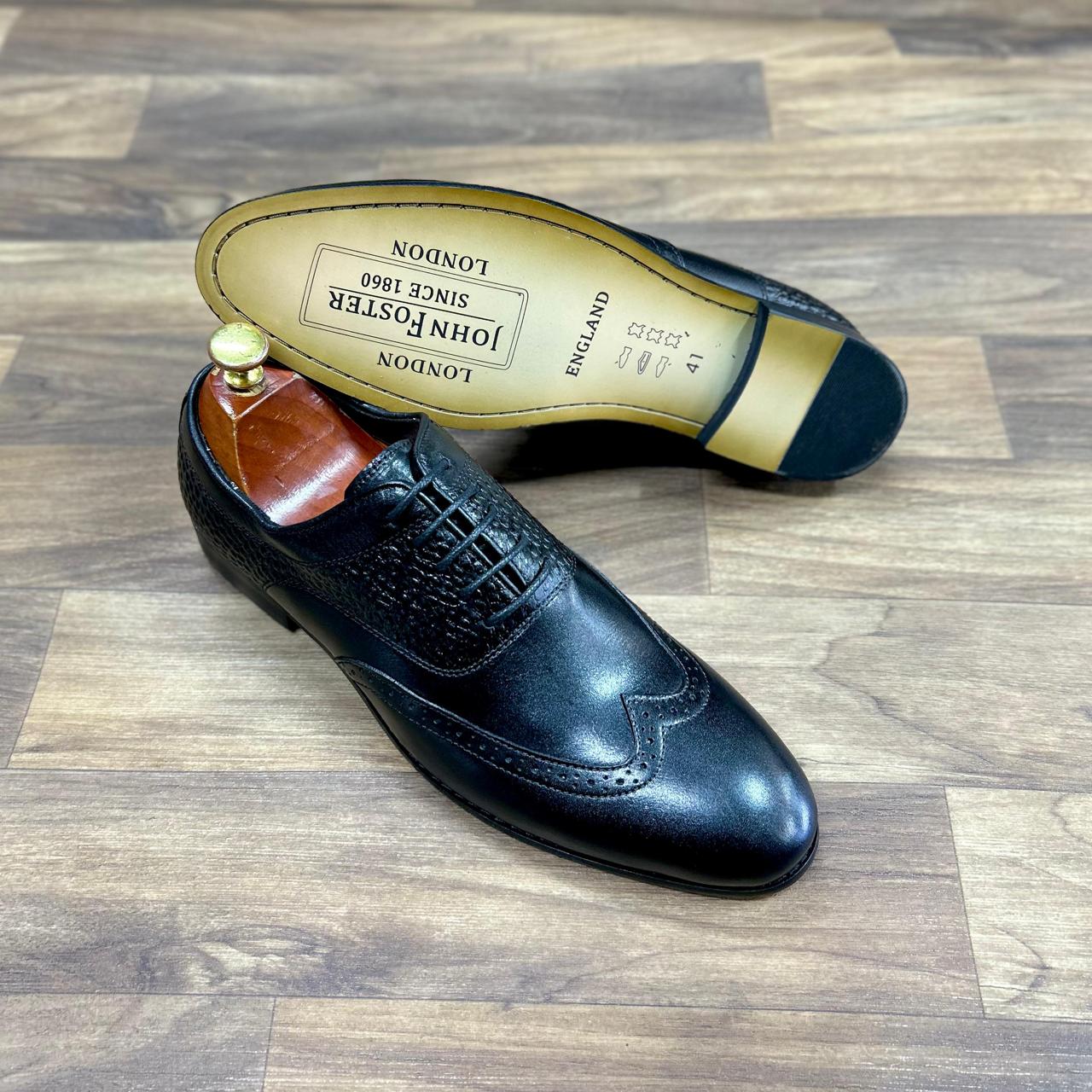 john foster black leather2