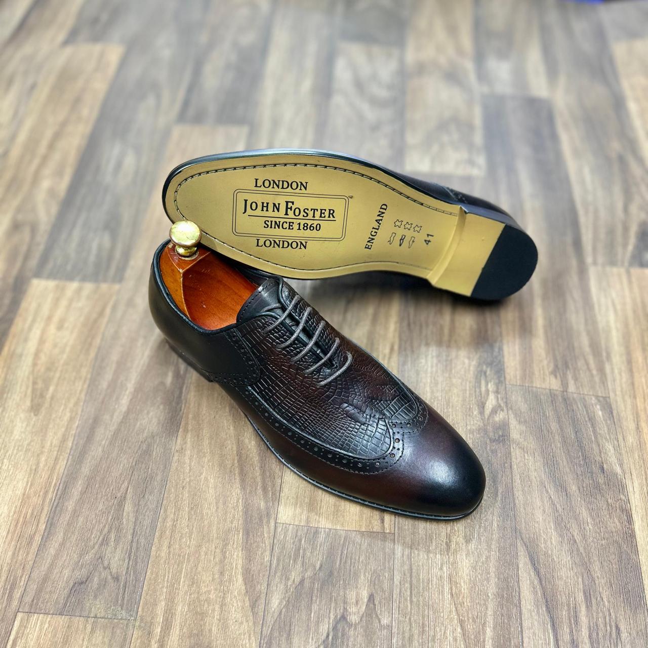 john foster brown leather