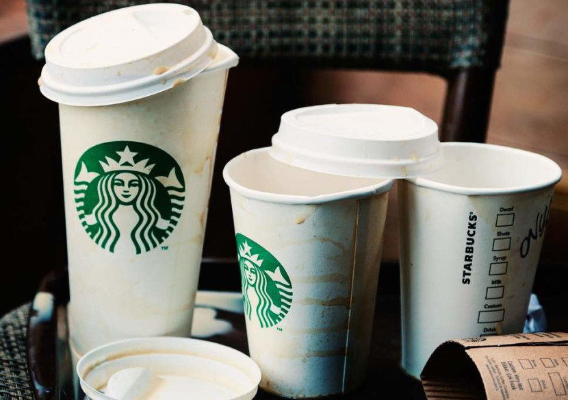 Starbucks introduce a 5p cup charge across all outlets in the UK