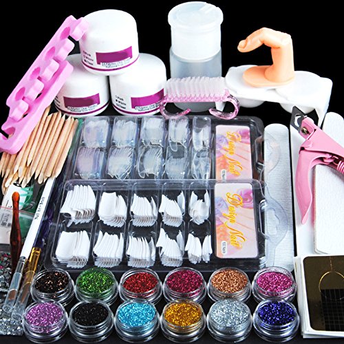Coscelia Acrylic Powder Glitter Nail Art Kit