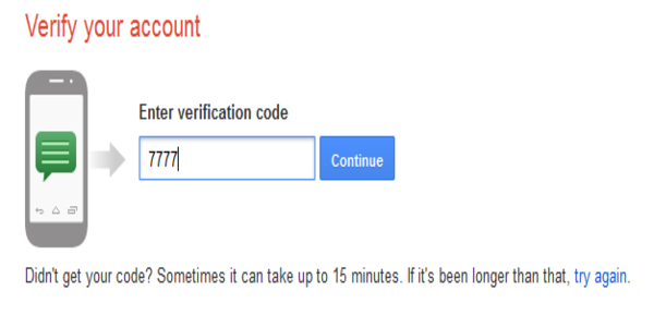 email verification code number