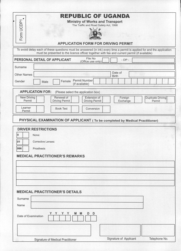 ura driving permit application medical form ucdp thekonsulthub com driving permit form