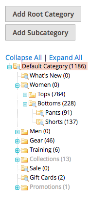 Magento 2 categories drag & drop