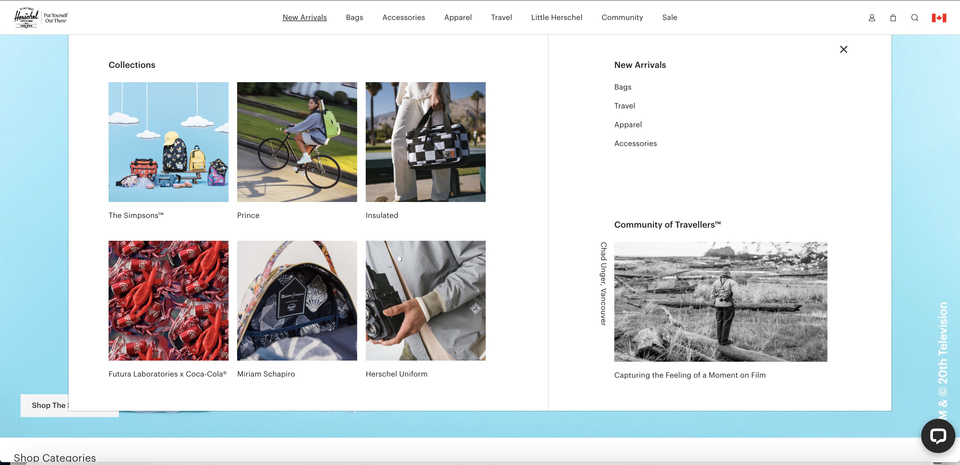 herschel supply company cool navigation