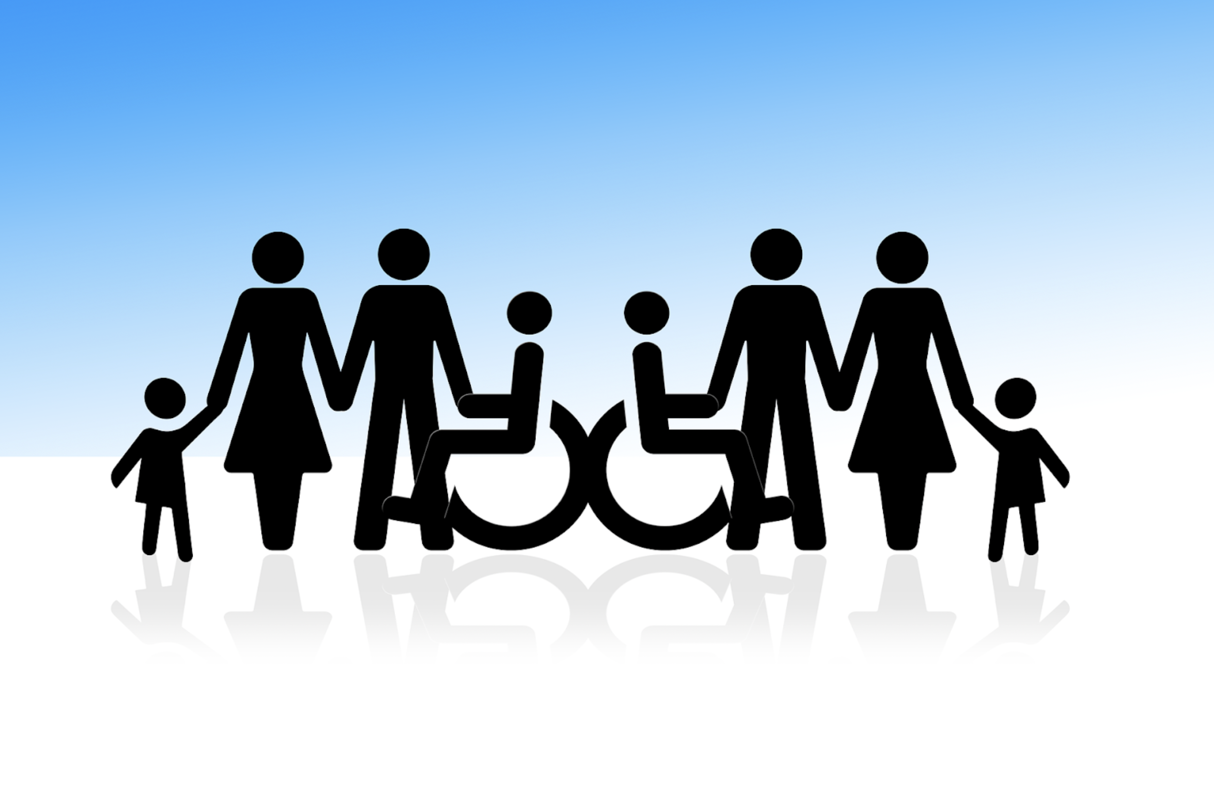 Illustration of accessible environment and inclusive marketing