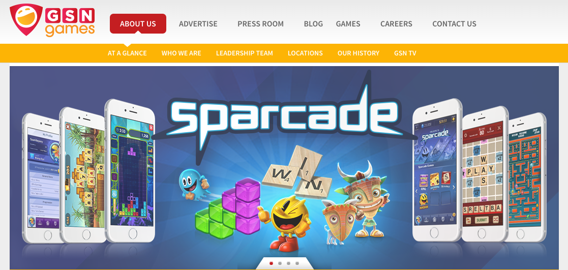 gsn games wordpress website