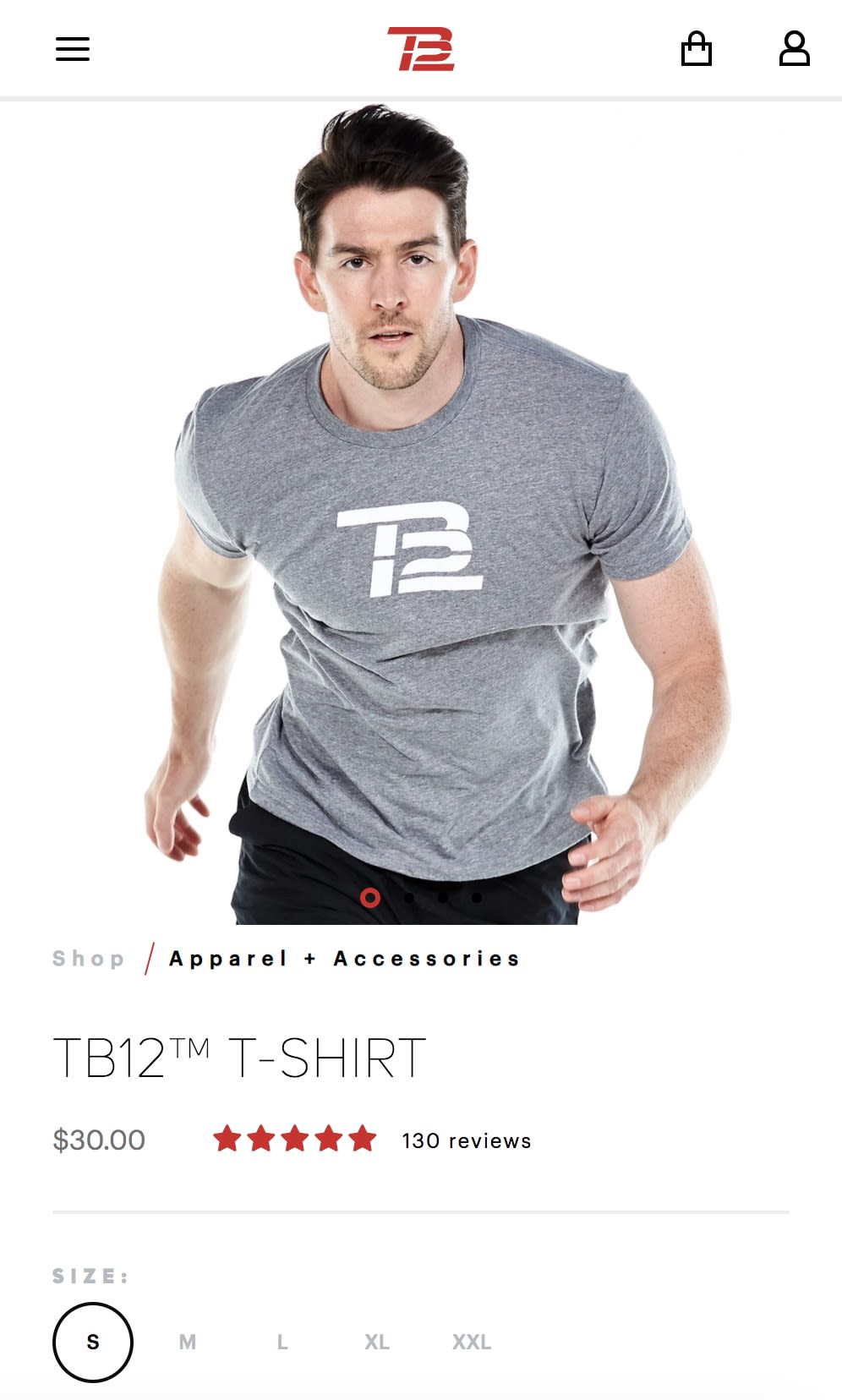 TB12 Sports Product Page