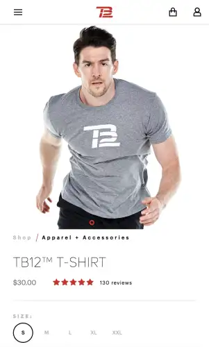 TB12 Sports Product Page