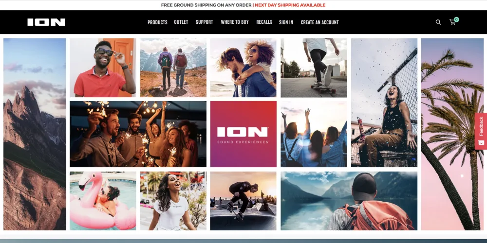 Ion Homepage